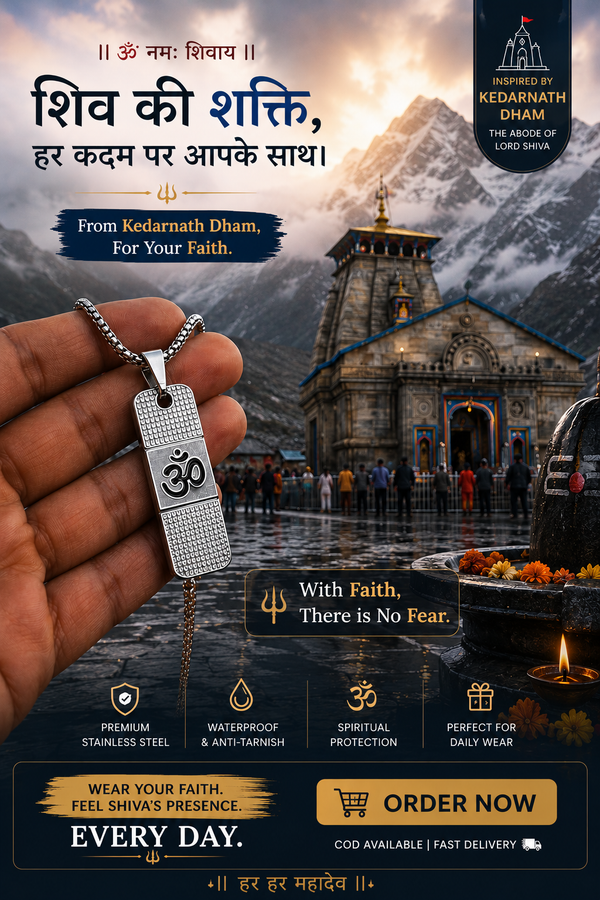 Sacred Om Pendant – Symbol Of Mahakal