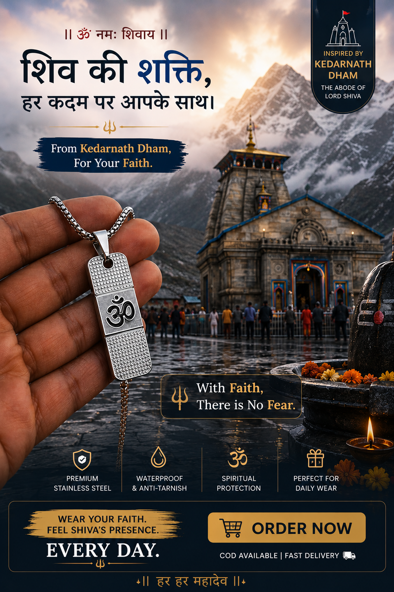 Sacred Om Pendant – Symbol Of Mahakal